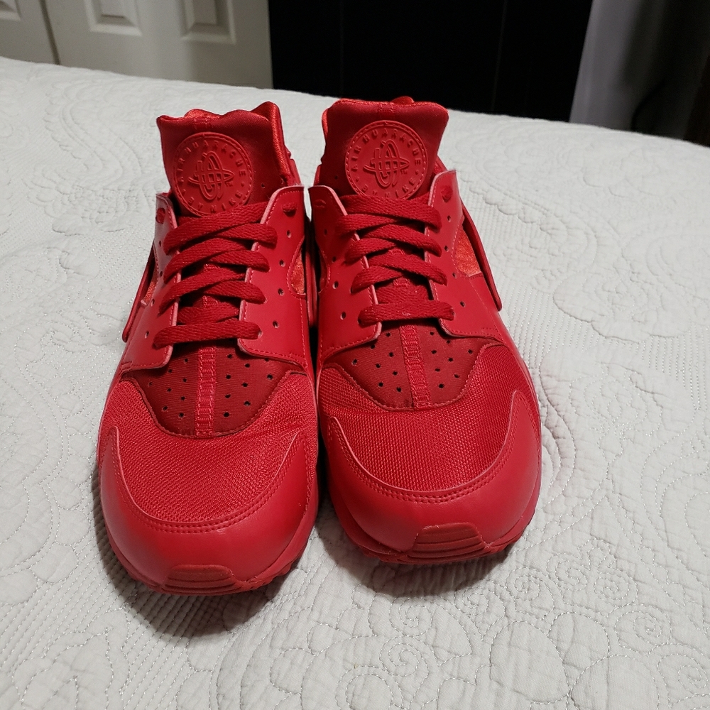 All Red Nike Huarache